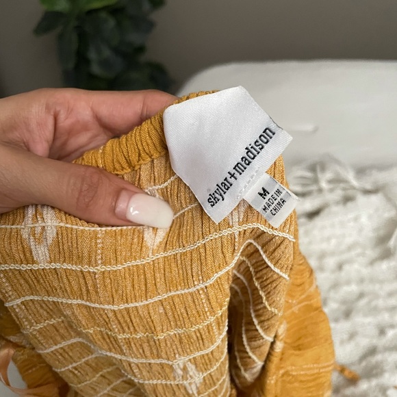 Skylar + Madison Boho Strapless Smocked Wrap Dress - Picture 10 of 10